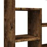 Bookcase Smoked Oak 72x20x120.5 cm Engineered Wood 858160