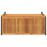 Outdoor Cushion Box 110x45x42/53 cm Solid Wood Acacia and Steel 367609