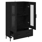 Highboard Black Oak 69.5 x 31 x 115 cm Engineered Wood 882525
