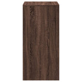 ZNTS Bar Table Brown Oak 51x50x103.5 cm Engineered Wood 854424