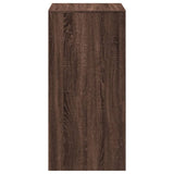 Bar Table Brown Oak 51x50x103.5 cm Engineered Wood 854424