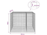 Gabion with 3.5 mm Wire and 5x5 cm Mesh 150x100x150 cm 3462453