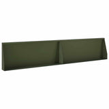 Retaining Wall 6 pcs 200 x 100 x 50 cm Steel Olive Green 3449236