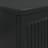 Bathroom Sink Cabinet EDE Black 82 x 41x 59 cm Engineered Wood 895916