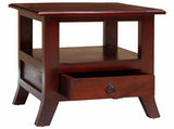Bedside Cabinet Brown 40 x 40 x 45,5 cm Solid Mahogany Wood 42009932