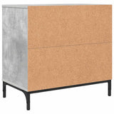 Bedside Table Concrete grey 63.5 x 36 x 61 cm Engineered wood 883467
