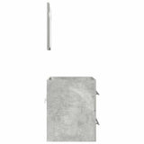 Bathroom Furniture Set with Drawer Grey 41 x 38.5 x 48 cm 875689