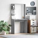 Desk Grey Sonoma 78.5 x 37 x 154.5 cm Engineered Wood 869343
