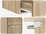 Wall-Mounted Bedside Cabinet Sonoma Oak 33 x 34.5 x 40 cm 897959