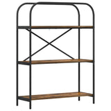 Bookshelf Smoked Oak 80 x 30 x 109 cm Engineered wood 879847