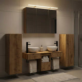 Bathroom Furniture Set 6 pcs Artisan Oak 3407118