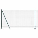 Welded Wire Fence with Concrete Base 10 x 1.2 m 3352405