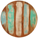 Coffee Table 50x35 cm Solid Wood Reclaimed and Steel 352025