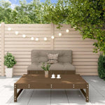 ZNTS 2 Piece Garden Lounge Set Honey Brown Solid Wood Pine 825726