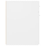 Apothecary Cabinet White 20x45.5x60 cm Engineered Wood 804211