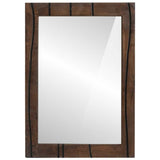 Bathroom Mirror Rectangular with Mirror Walnut 50 x 2.5 x 70 cm 4018039