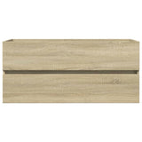 2 Piece Bathroom Furniture Set Ceramic and Engineered Wood 3307665