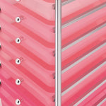 10-Drawer Mobile Storage Trolley Ombre Pink Plastic 320404