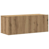 7 Piece TV Cabinet Set Wall-mounted Artisan Oak Engineered Wood 3329140