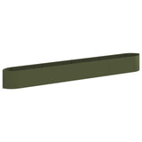 Raised Garden Bed Olive Green 380 x 40x 40 cm Steel 8011736