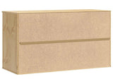 Cabinet SKI Honey Brown 80 x 32 x 60 cm Solid Pine Wood 42007564