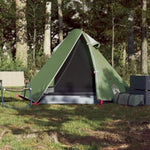 ZNTS Camping Tent Dome 2-Person Green Waterproof 94319