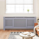 MDF Radiator Cover Grey 205 cm 325553