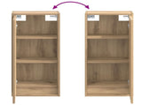 Wall-mounted Sink Vanity Artisan Oak 35 x 20 x 81 cm 890767