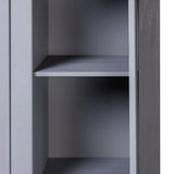 3-Door Wardrobe Grey 118x50x171.5 cm Pine Panama Range 282662