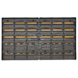 32 Piece Storage Bin Kit with Wall Panels Yellow and Black 151832