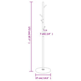 Coat Stand White 172 cm Powder-coated Iron 377088