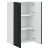 Wall Cabinet PORTO Black 60 x 31 x 100 cm Engineered Wood 885486