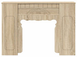 Fireplace Surround Sonoma Oak 93 x 20 x 89 cm Engineered Wood 8006626