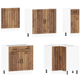 11 Piece Kitchen Cabinet Set Lucca Old Wood Engineered Wood 3314929