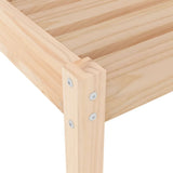 Sun Lounger 199.5x60x74 cm Solid Wood Pine 825065