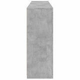 Sideboard with LED Lights Concrete Grey 162x37x100 cm 3209145