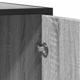 Sideboard Grey Sonoma 92x35x76 cm Engineered Wood 849017