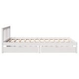 Bed Frame without Mattress White 120x200 cm Solid Wood Pine 3301474