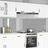 Kitchen Backsplash 2 pcs Light Grey 110 x 60 cm Tempered Glass 3415502