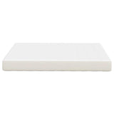 Bed Mattress with Mattress Cream 160 x 200 cm Fabric 42008298