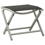 3 Piece Garden Lounge Set Textilene and Aluminium Silver 312199