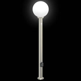 Bollard Lights with Sensor&Outlet 3 pcs 120 cm Stainless Steel IP44 4006110