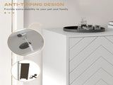 Shoe Storage Cabinet, Modern Shoe Cupboard with Open Shelf, Adjustable Shelf, 6 Vents, Shoe Rack for T3398P343522