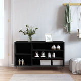 Shoe Cabinet Black 102x36x60 cm Engineered Wood 831405