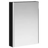 Bathroom Mirror Cabinet Black Oak 43 x 11.5 x 60.5 cm 889224