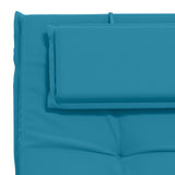 Sunlounger Cushion GEMERT 100% Polyester Light Blue 947535