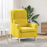 Armchair Yellow 76 x 94 x 102 cm Velvet 42009864