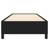 Bed Frame without Mattress Black 90x190 cm Single Single Fabric 349856
