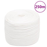 Boat Rope Full White 10 mm 250 m Polypropylene 152562