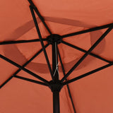 Garden Parasol with Metal Pole Terracotta 300 cm 313753